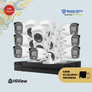 Paket CCTV Hiview 5MP Audio Infrared 15 Kamera